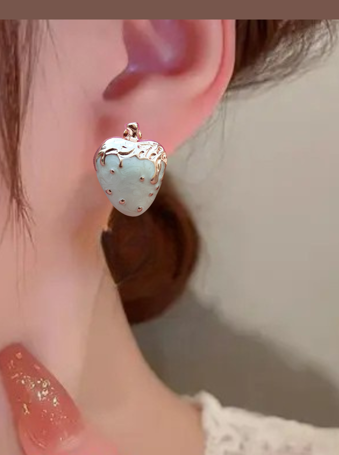 6COLOR STRAWBERRY EARRINGS