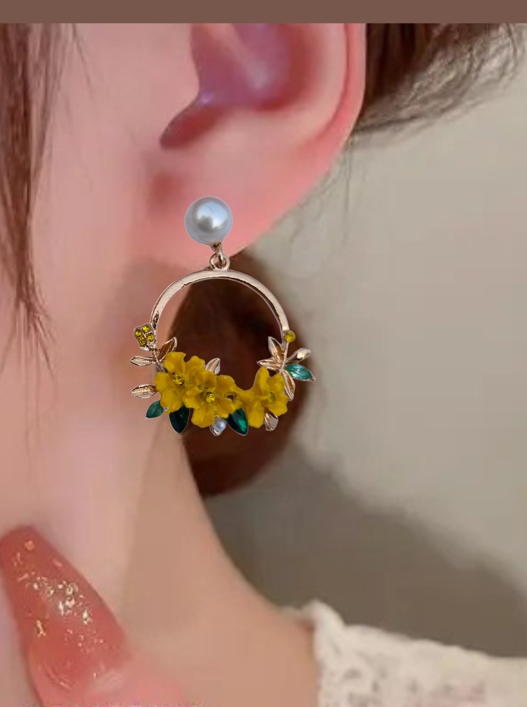 GOLDEN-R NEST EARINGS