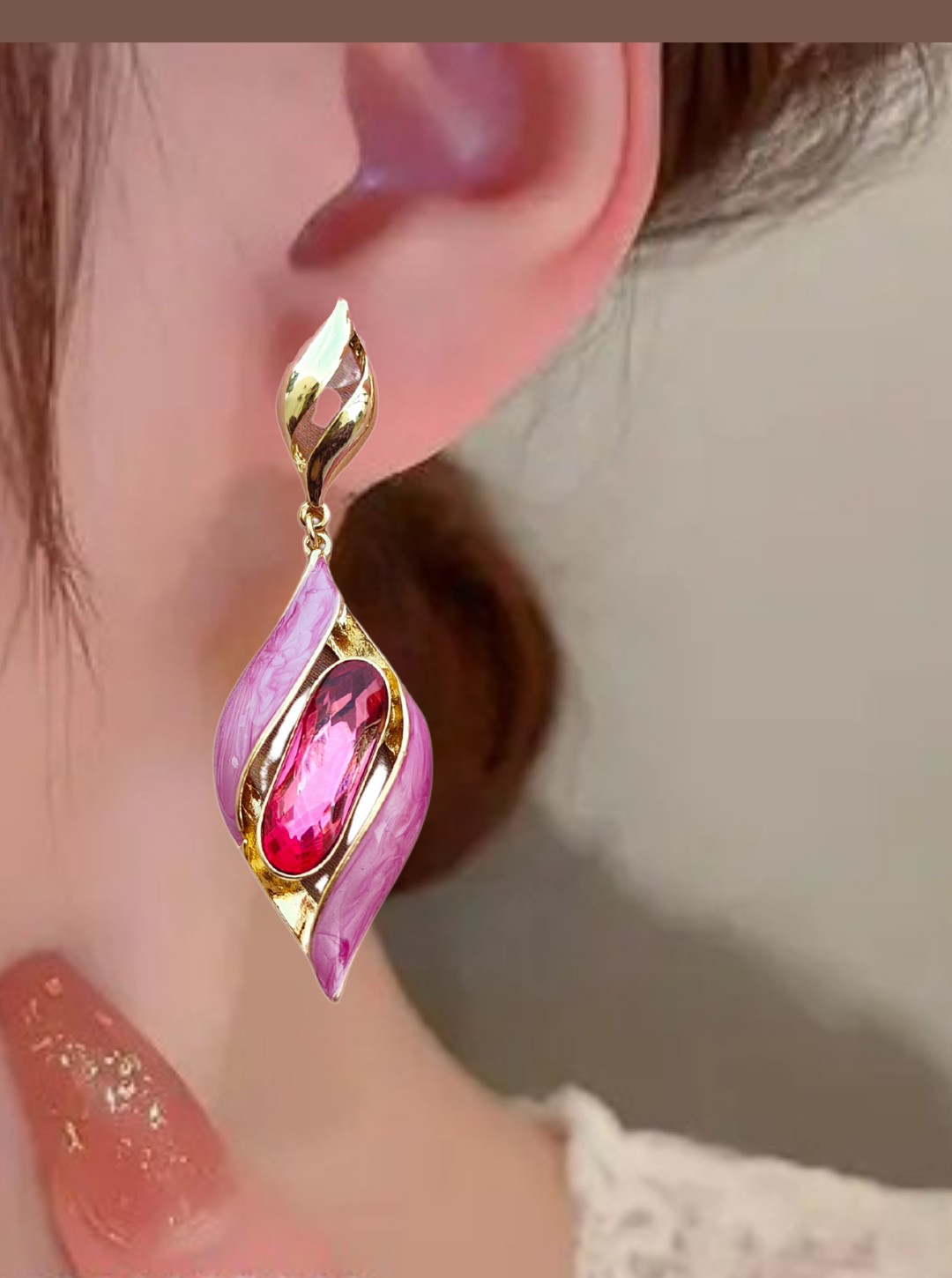 CRYSTAL DEWDROP EARRINGS