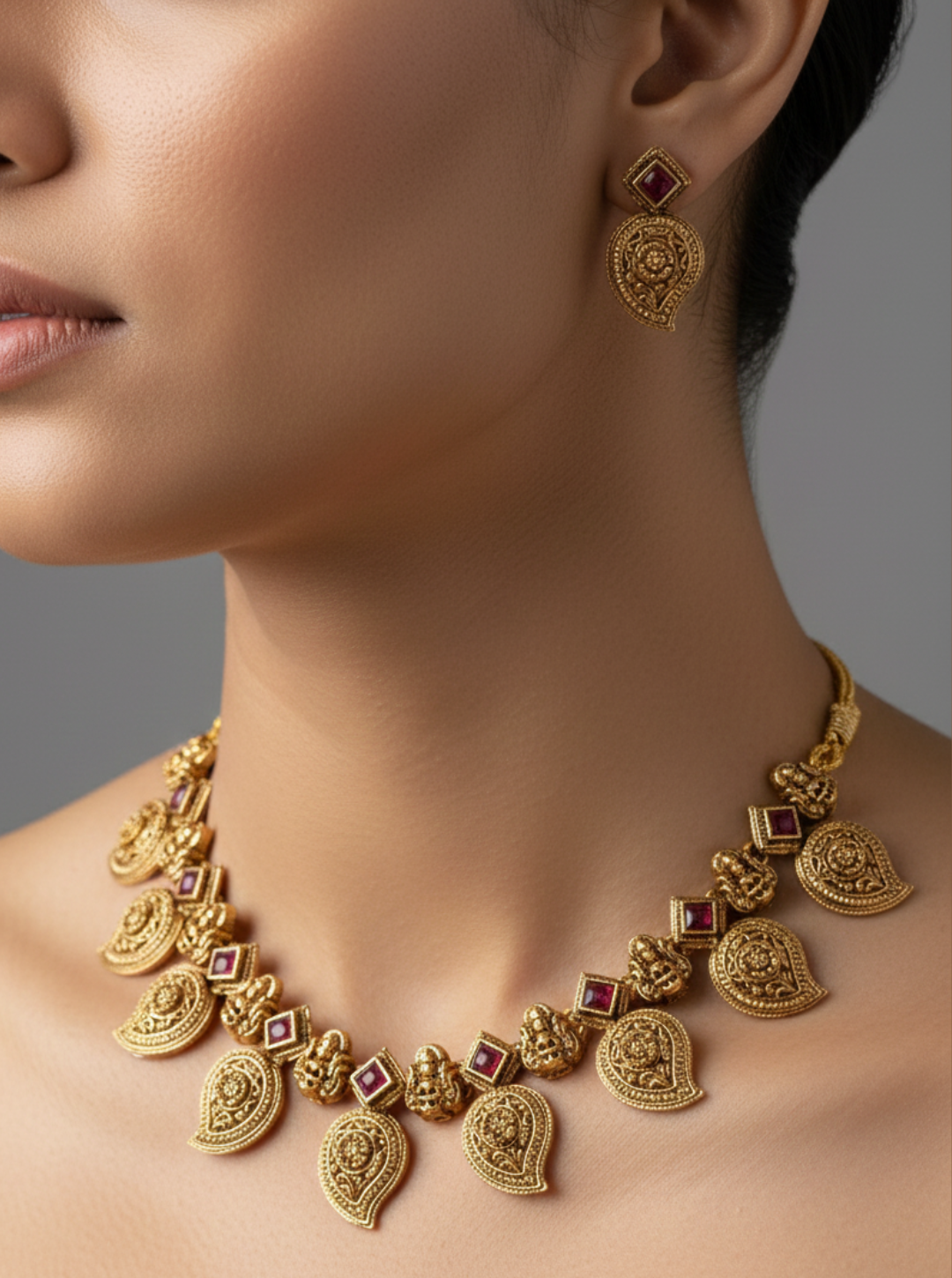 MANGO-MALAI CHOKER NECKLACE
