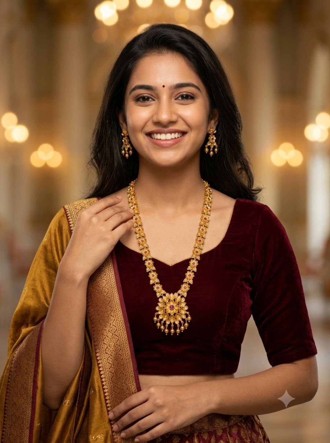 SENDHURA FLORA NECKLACE