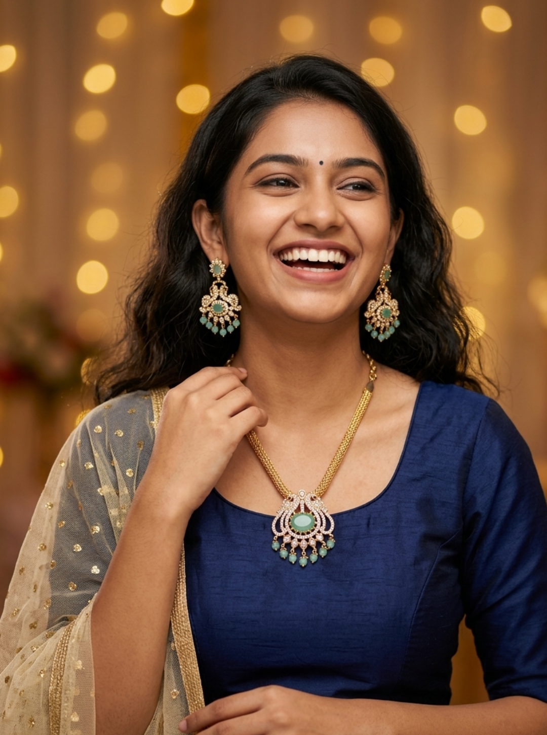 NAYRA MINT ELEGANCE NECKLACE