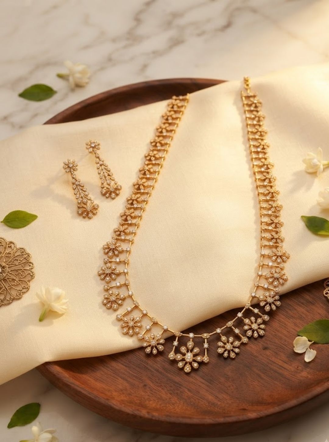 NANDINI FLORAL NECKLACE