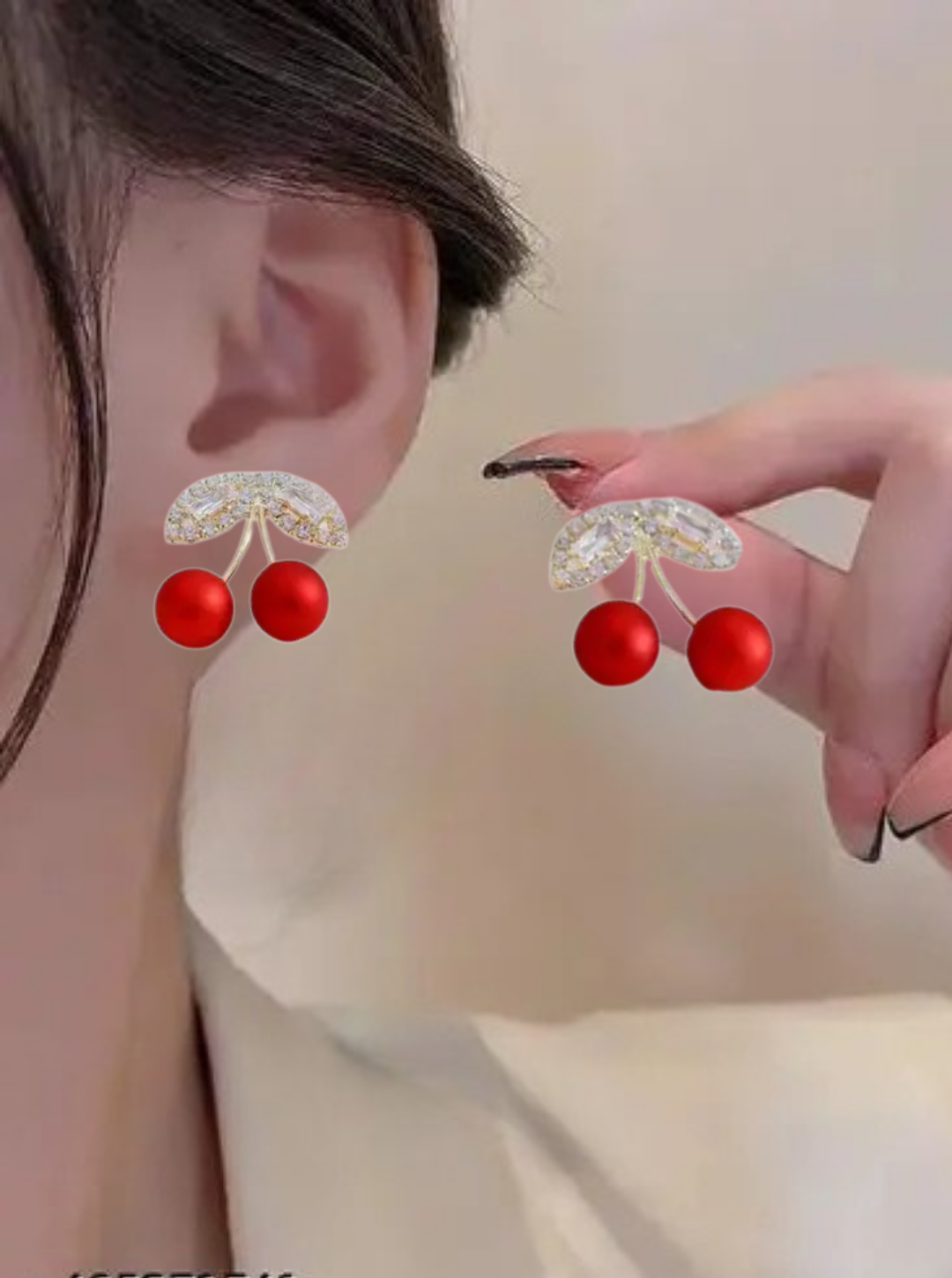 Lightweight cherry earrings for casual and chic looks – Ladybreeze