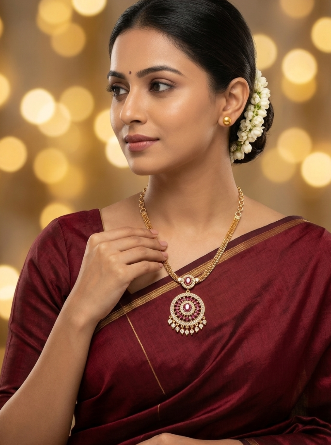 SAMYRA CHAIN PENDANT NECKLACE
