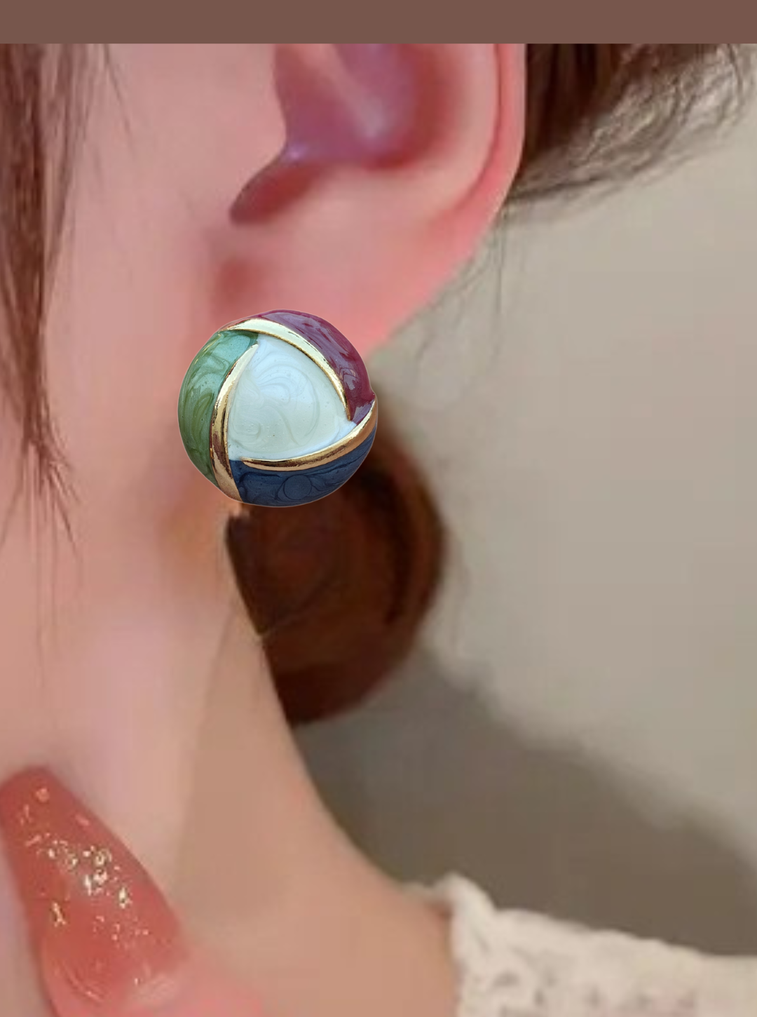 PASTEL SWIRL EARRINGS
