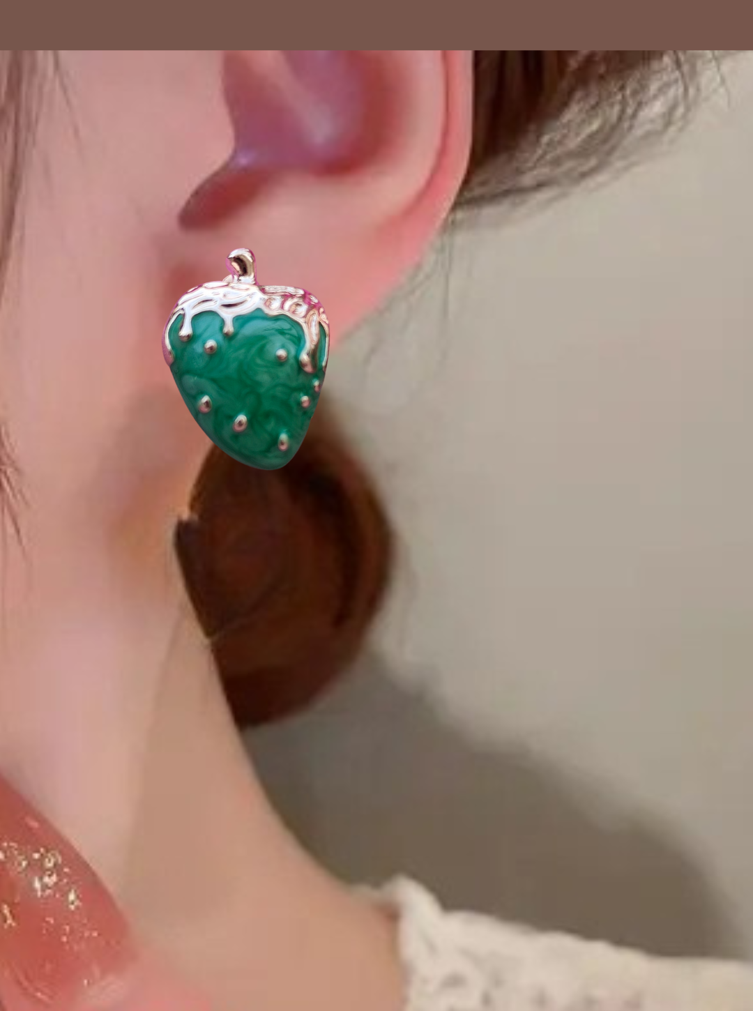 6COLOR STRAWBERRY EARRINGS