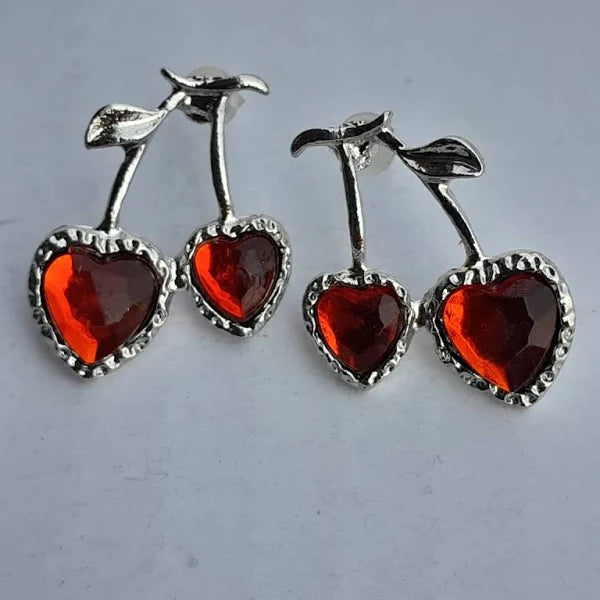 RED HEART EARRINGS