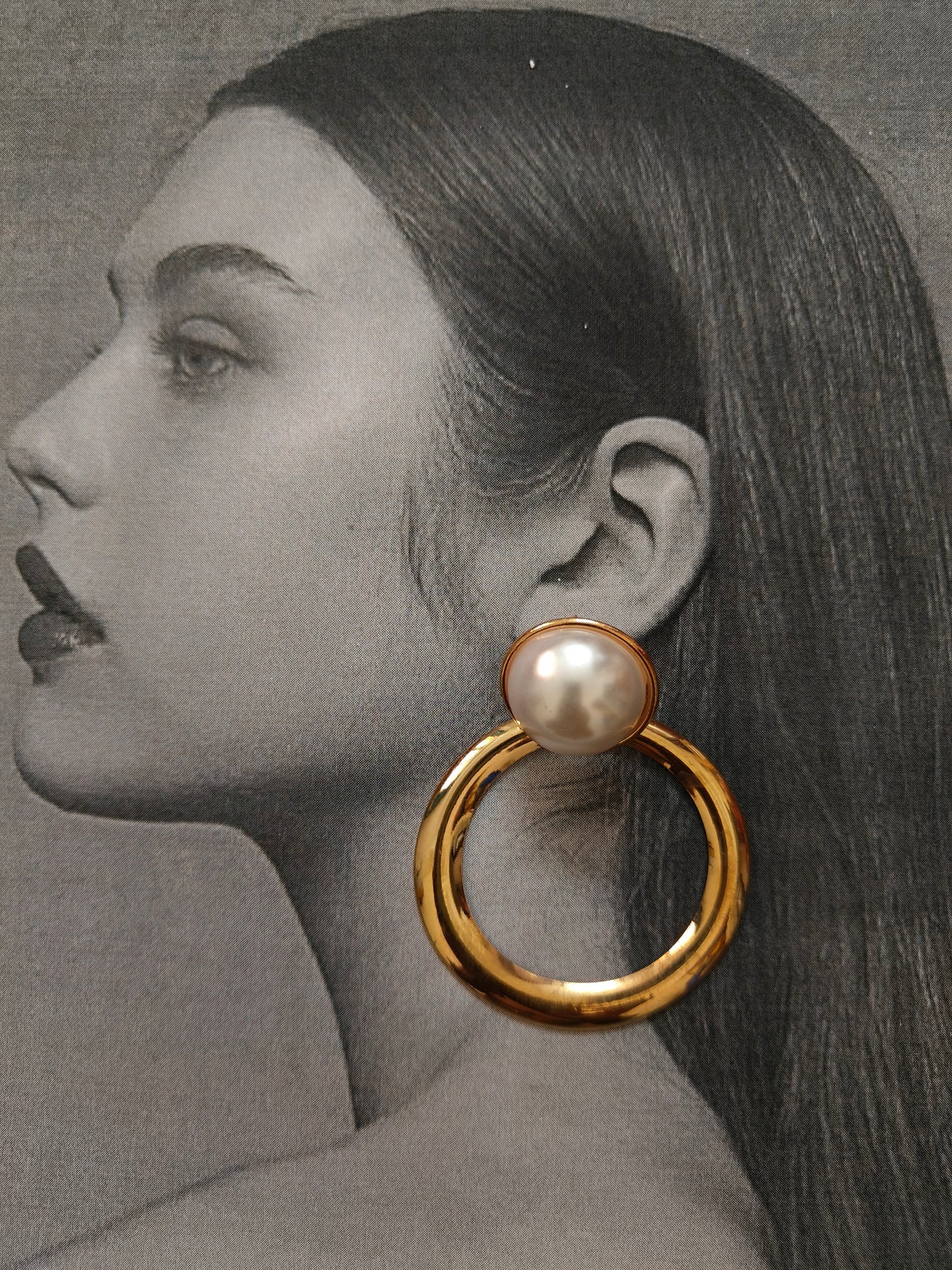 LUSTROUS PEARL TOUCH EARRINGS