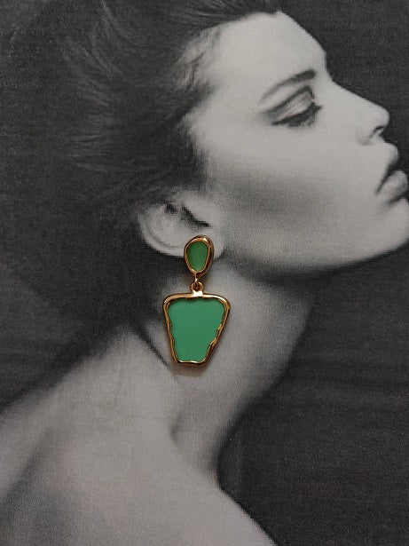 6COLOR CHARM EARRINGS