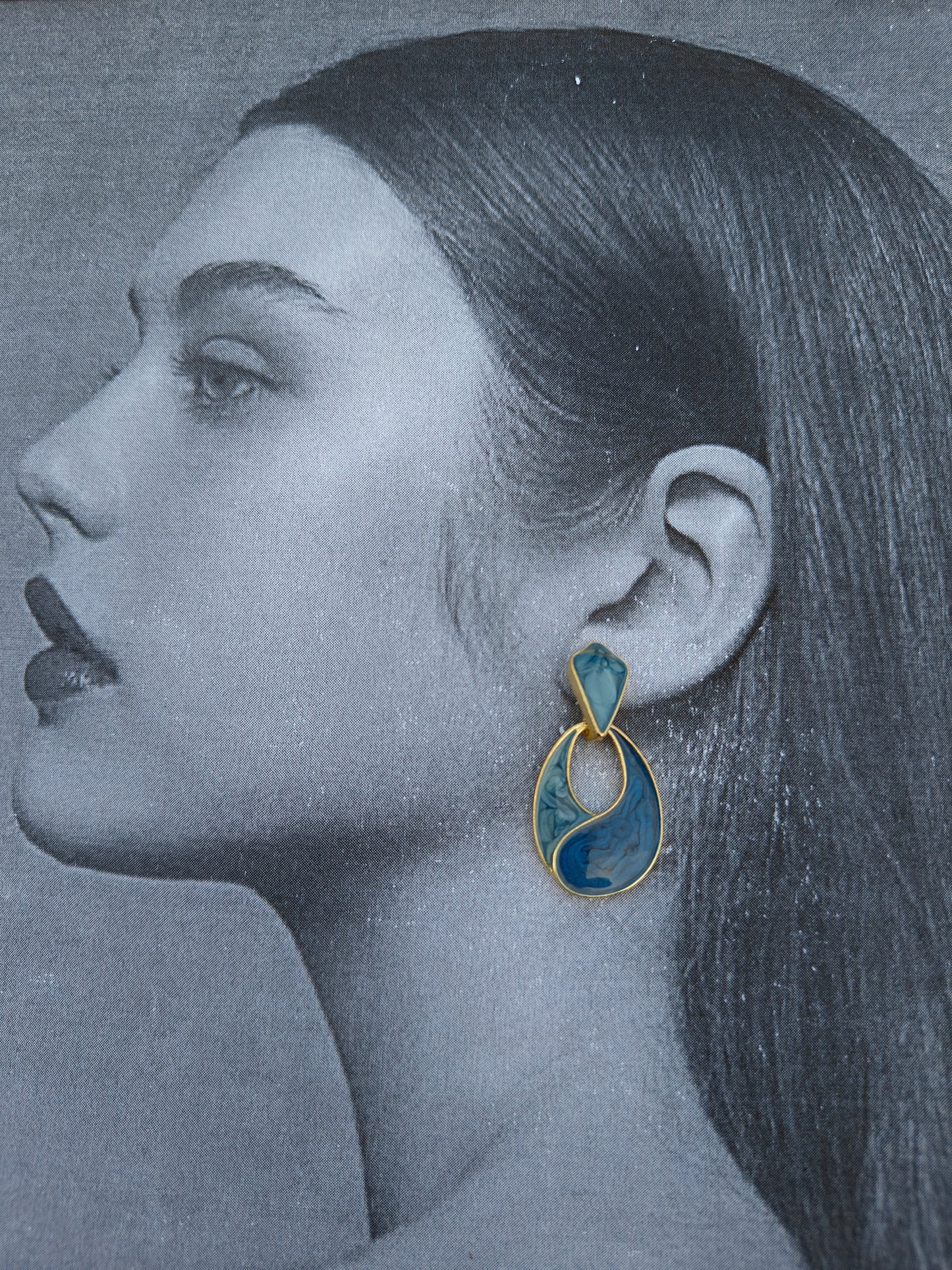 MULTICOLOR CERAMIC EARRINGS