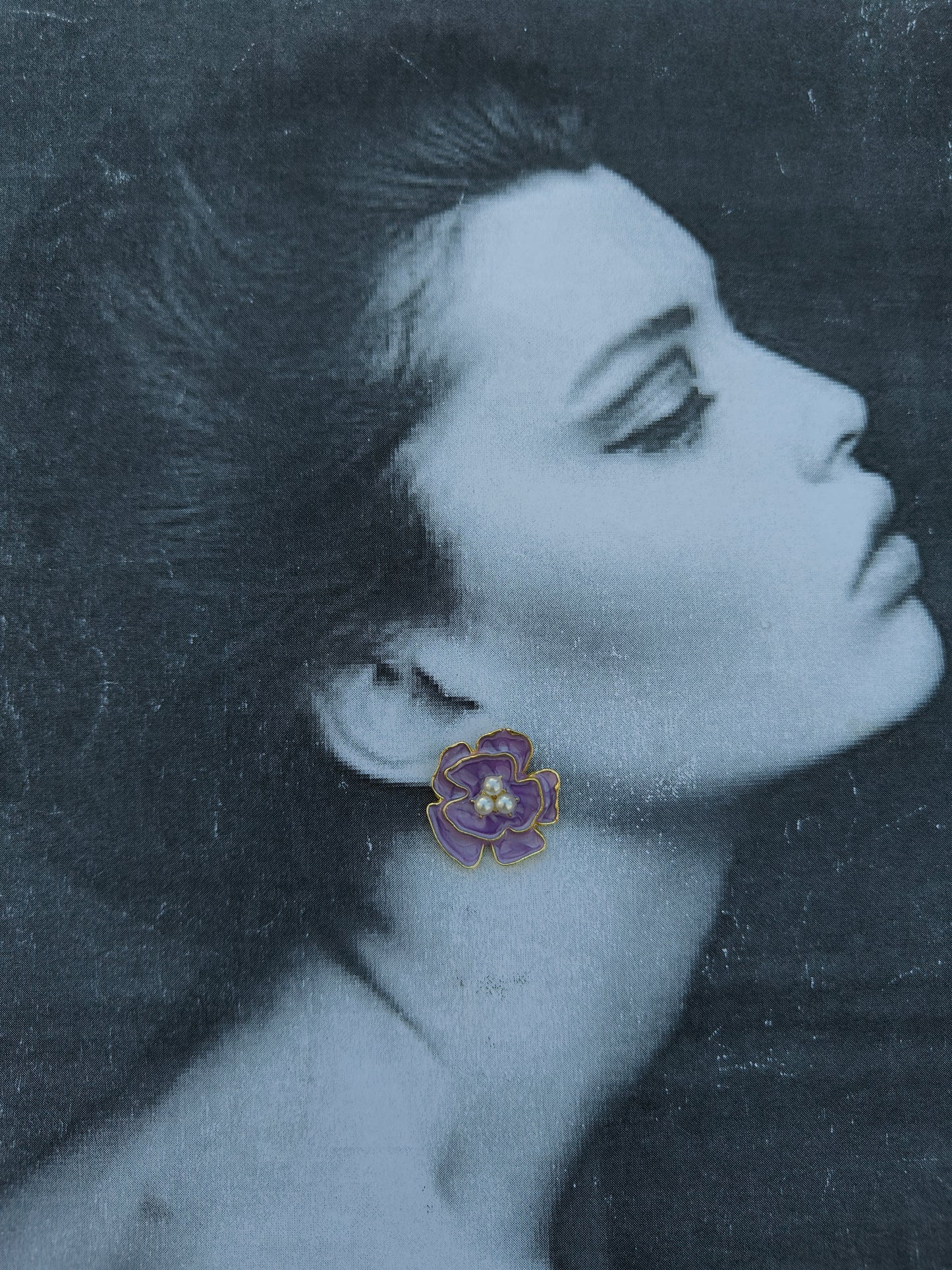 LAVENDER BLOOM EARRINGS