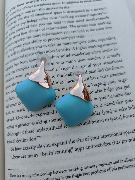 MULTICOLOR BUD EARRINGS