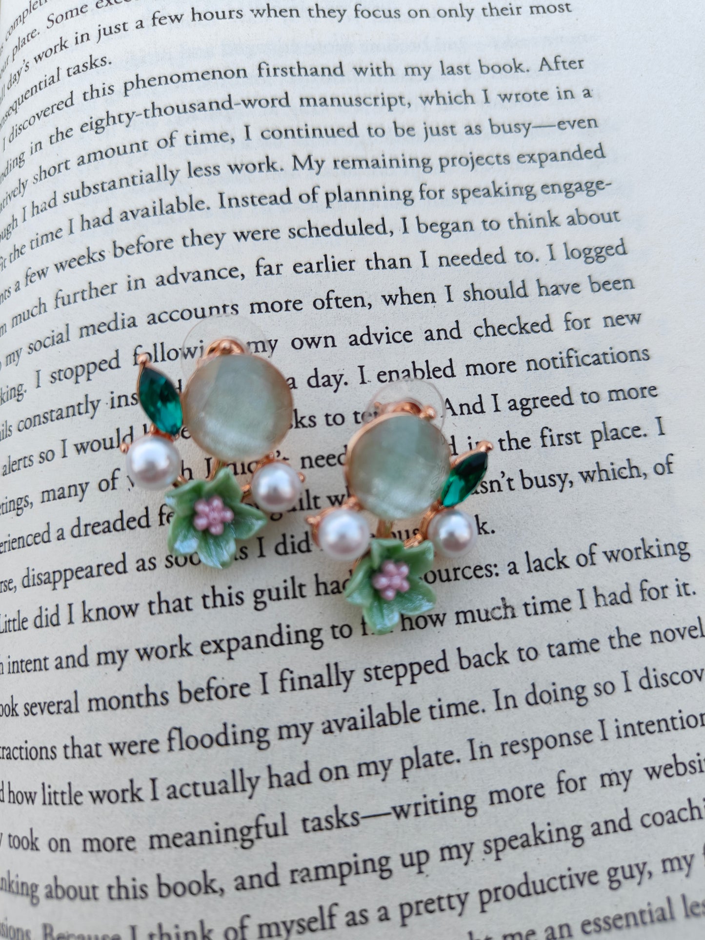 MINT BLOSSOM EARRINGS