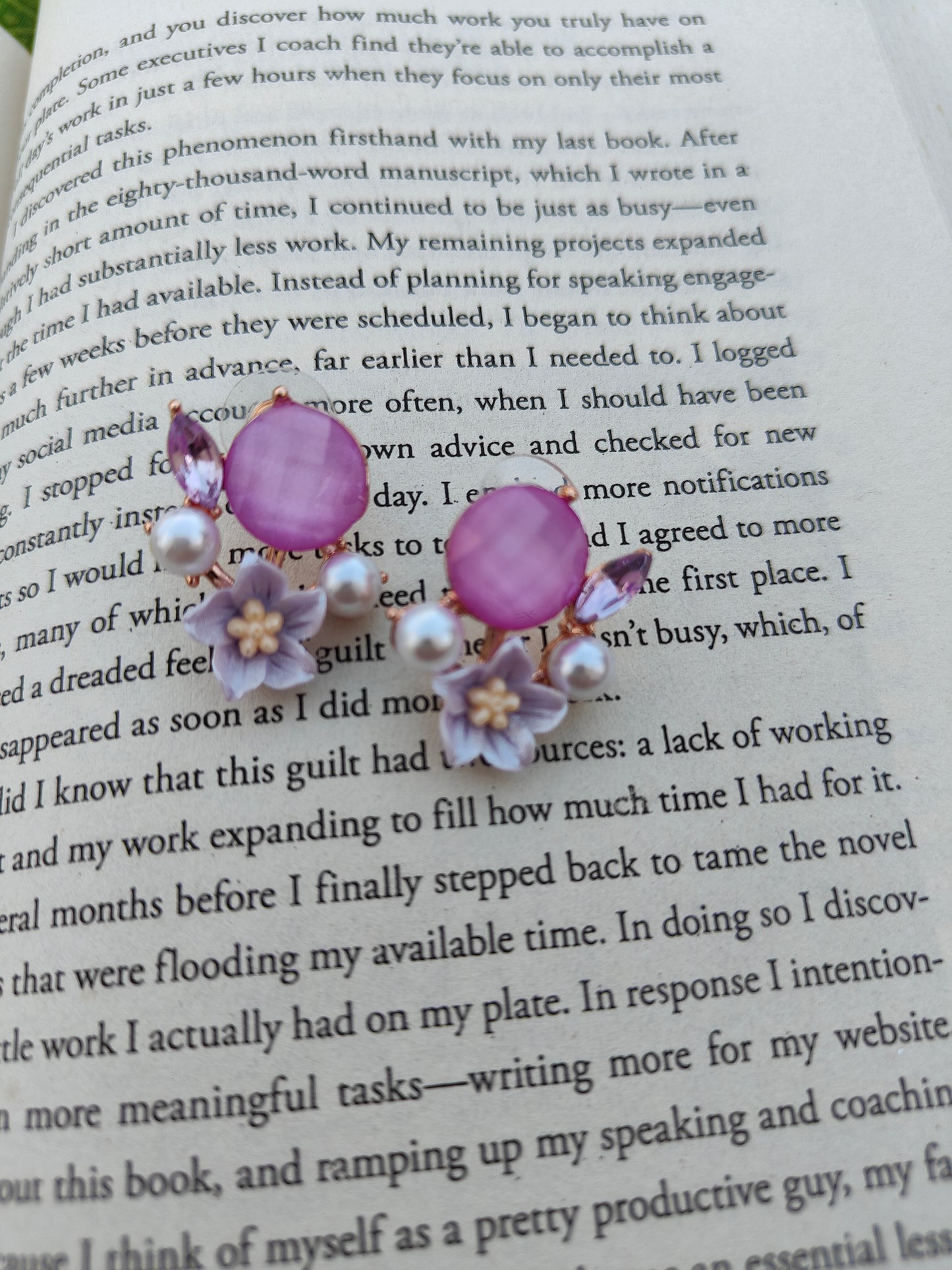 LILAC BLOOM EARRINGS
