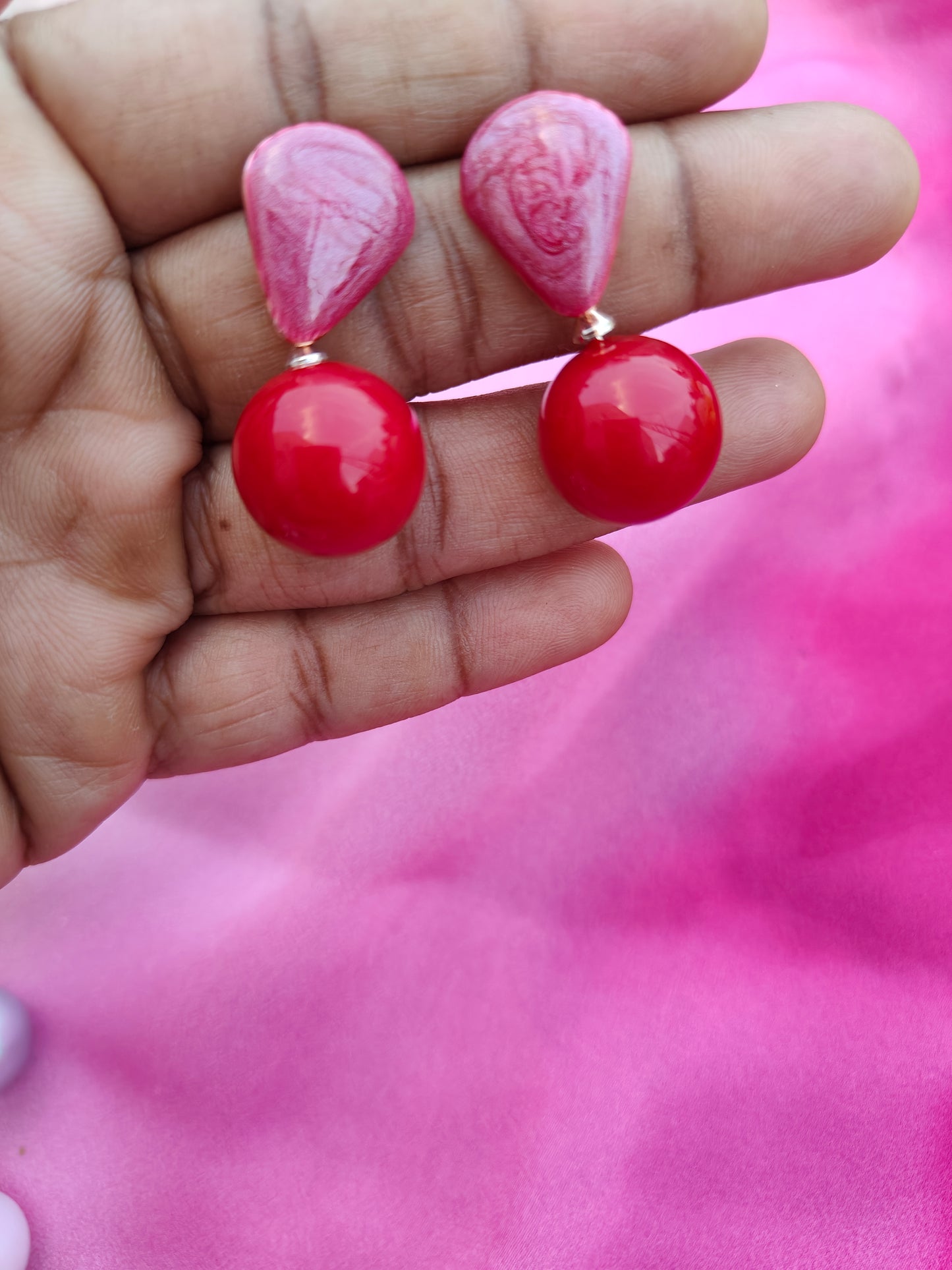 CRIMSON DEW EARRINGS