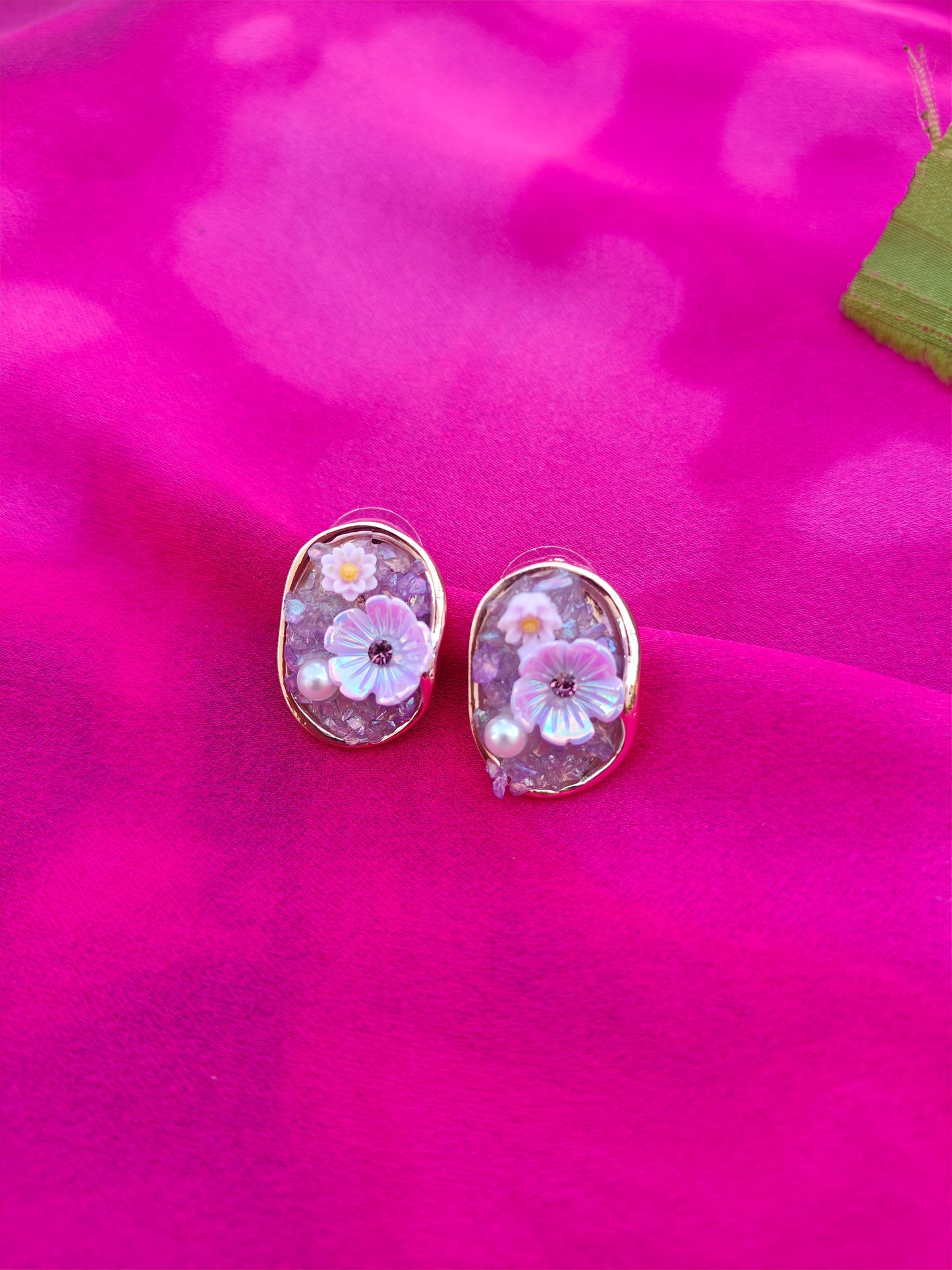 LILAC MIST DEWDROPS EARRINGS