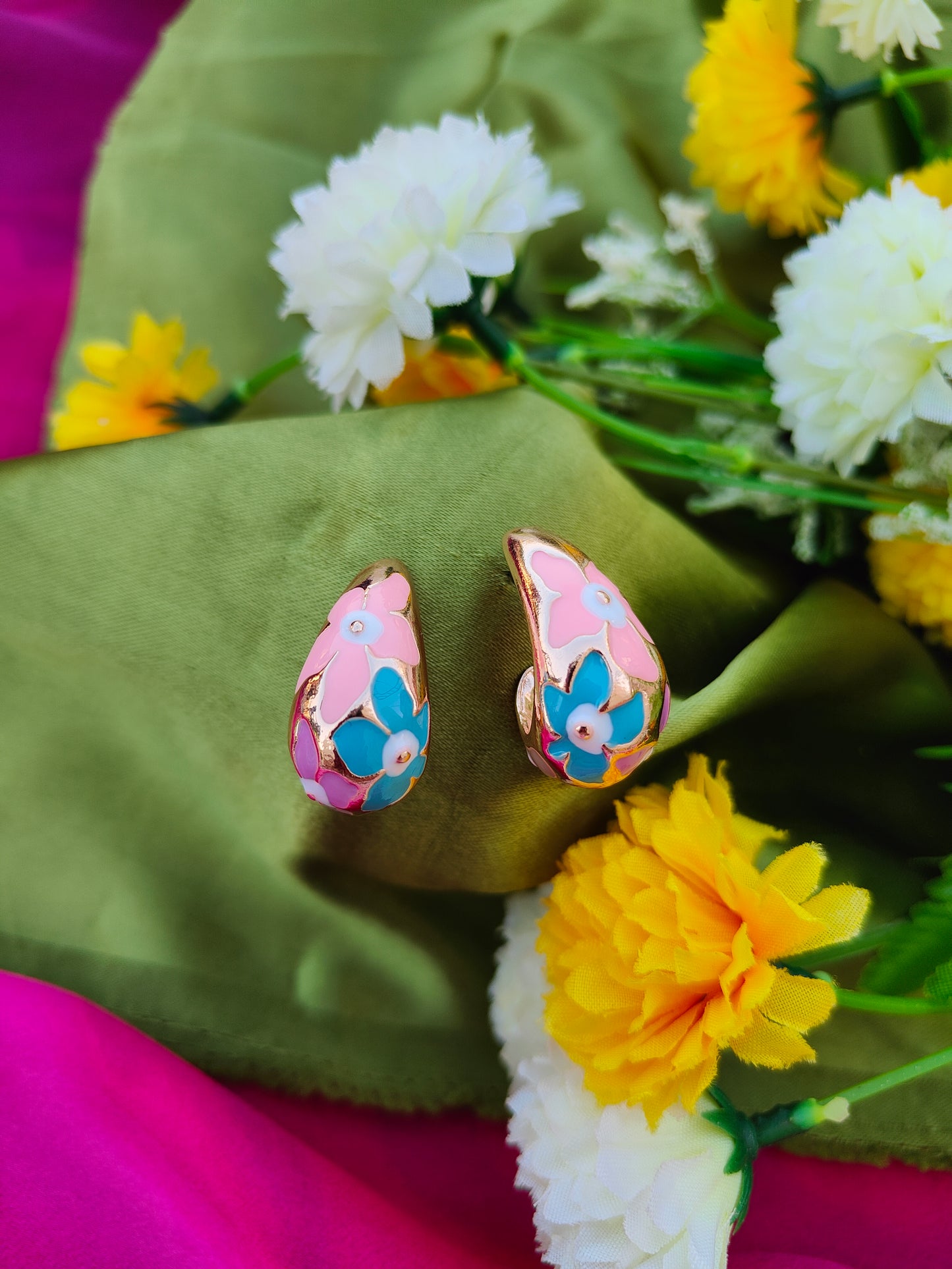 COTTON CANDY MEADOW EARRINGS