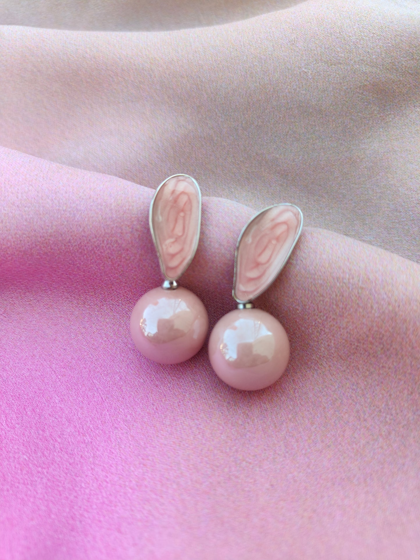 PINK BLOOM EARRINGS