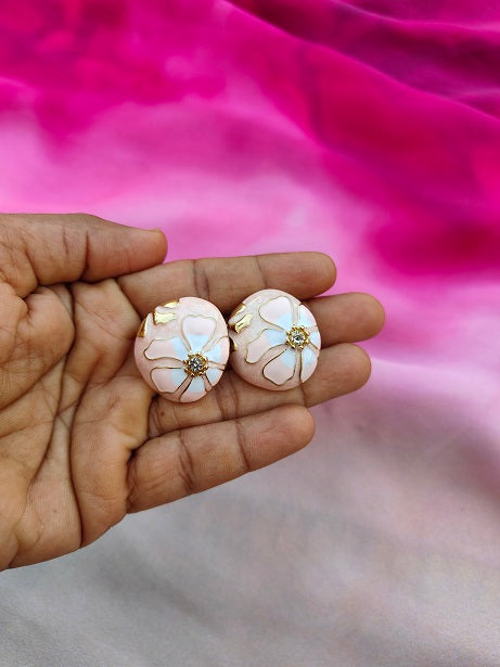 BLUSH BLOOM EARRINGS