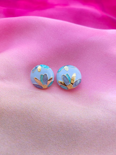 FLORAL STUD EARRINGS