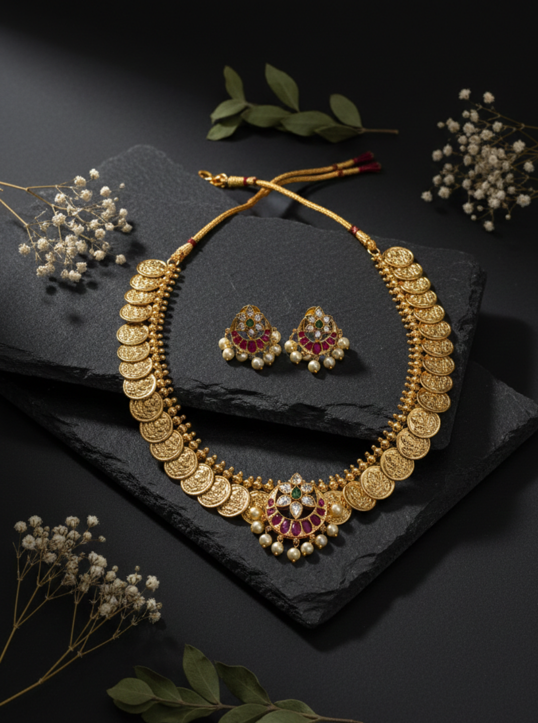 ANTIQUE GOLD COIN NECKLACE