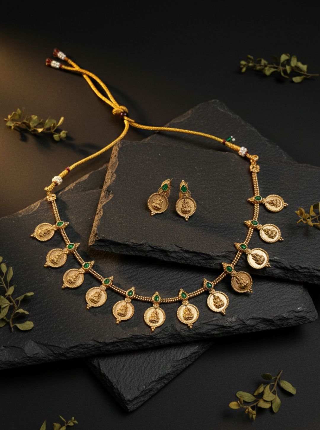 ANTIQUE LAKSHMI COIN NECKLACE