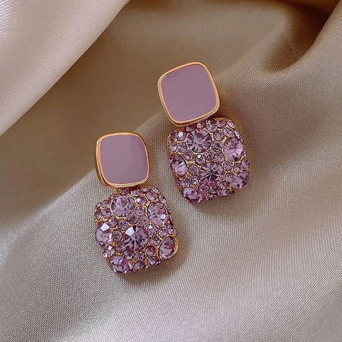 SQUARE-P BLING EARRINGS