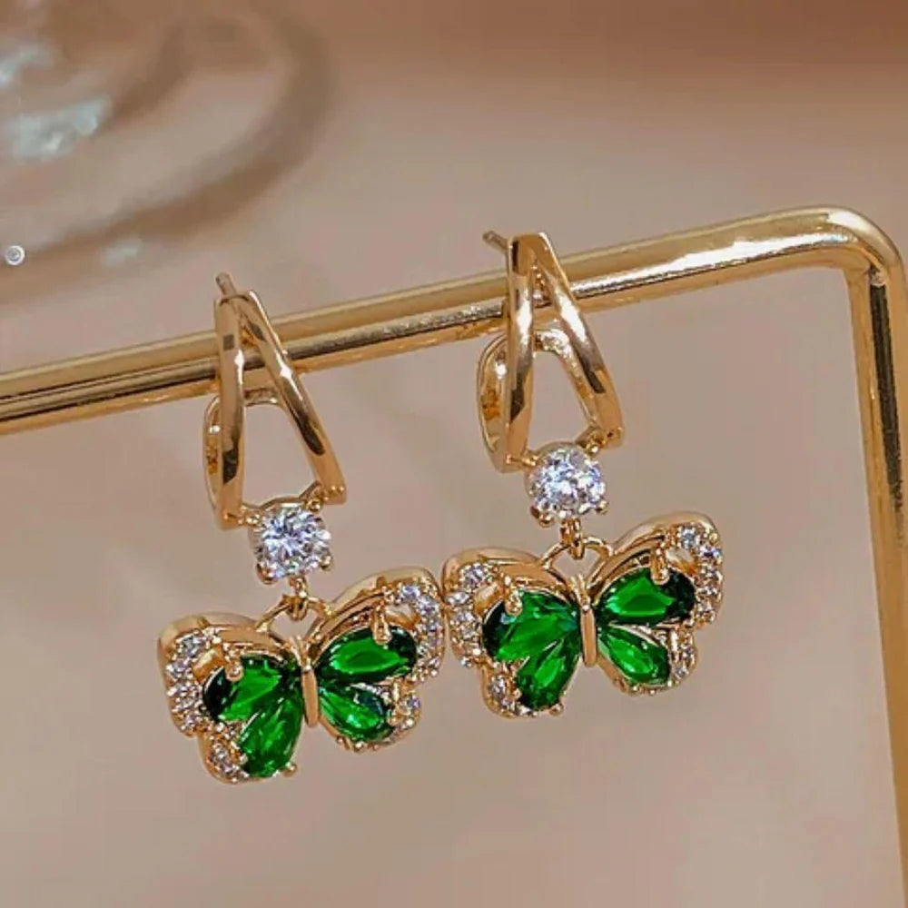 FLUTTER CHARM COMBO EARRINGS