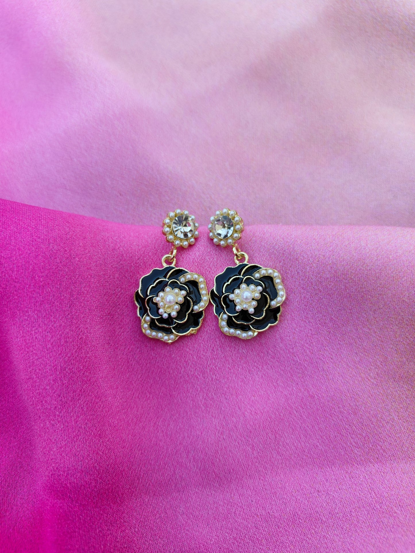 MIDNIGHT BLOSSOM EARRINGS
