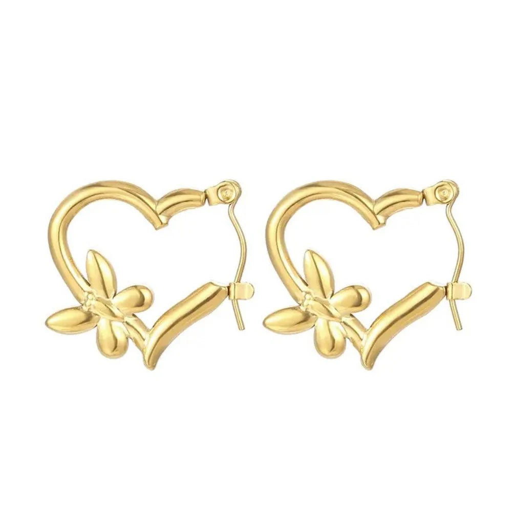 LOVE & BOW EARRINGS