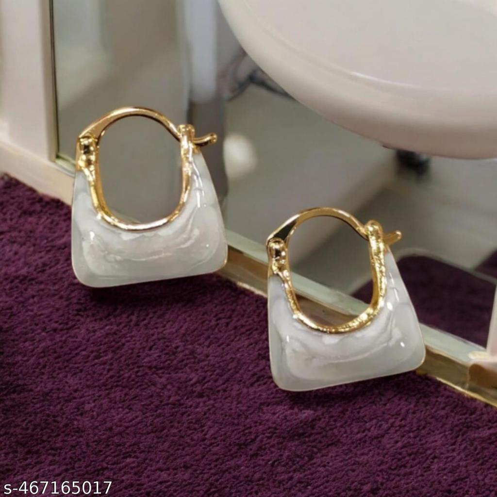 MARBLE HANDBAG EARRINGS