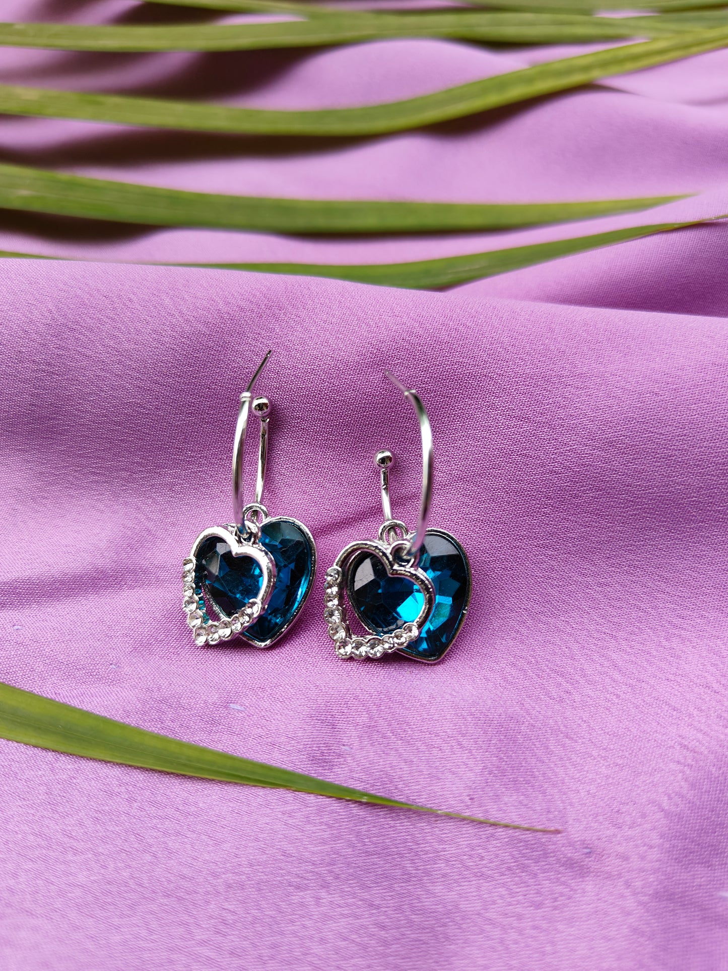 SWEETHEART SPARKLE COMBO EARRINGS