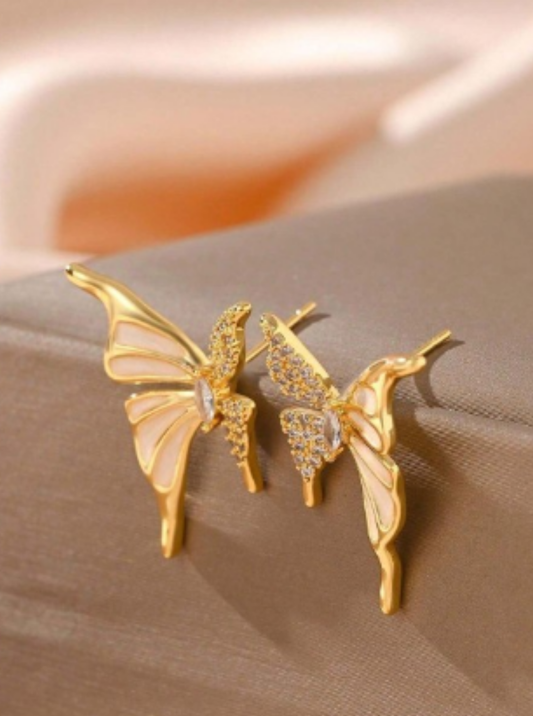GOLDEN BUTTERFLY EARRINGS