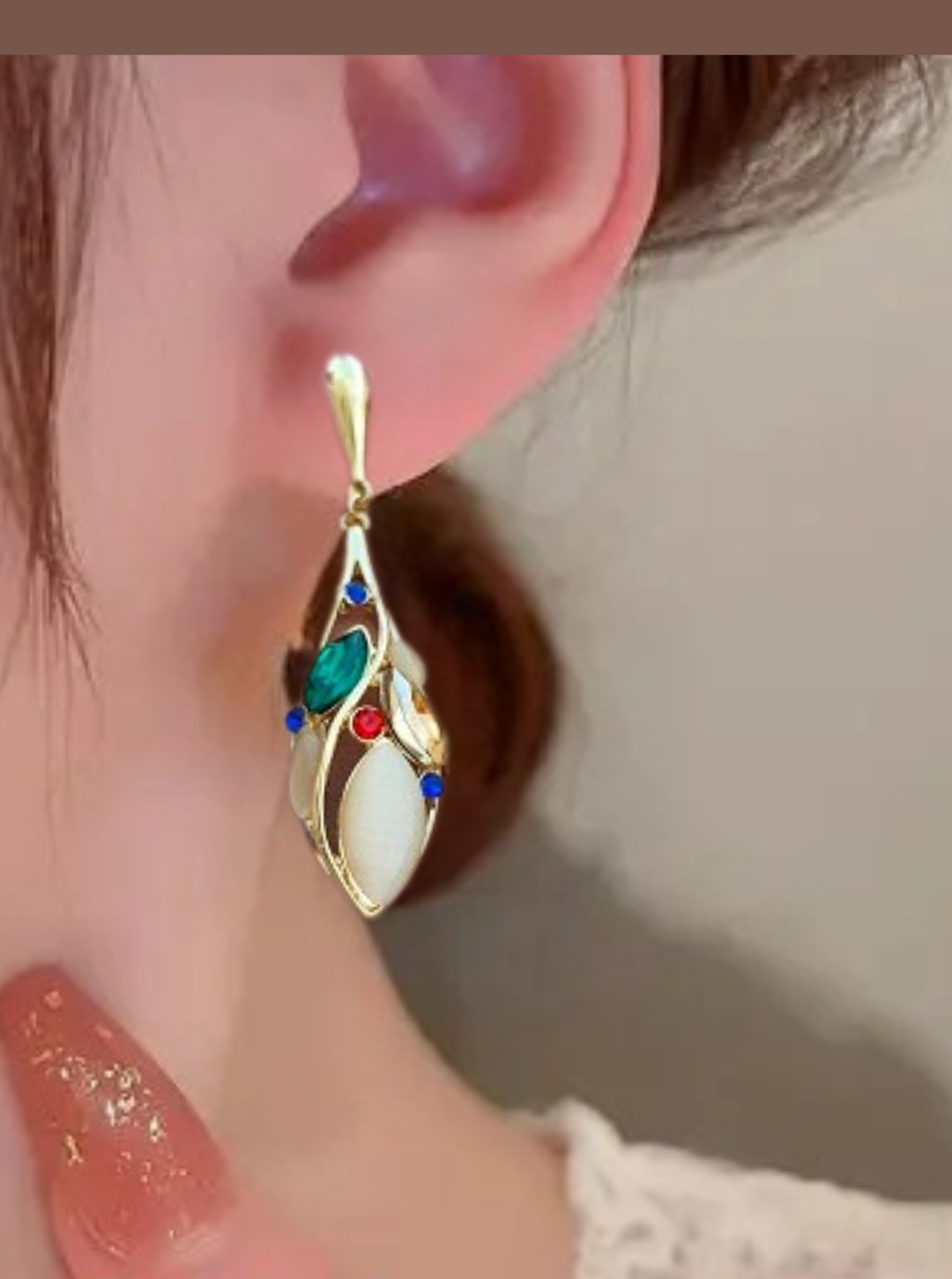 COLOR DROP EARRINGS