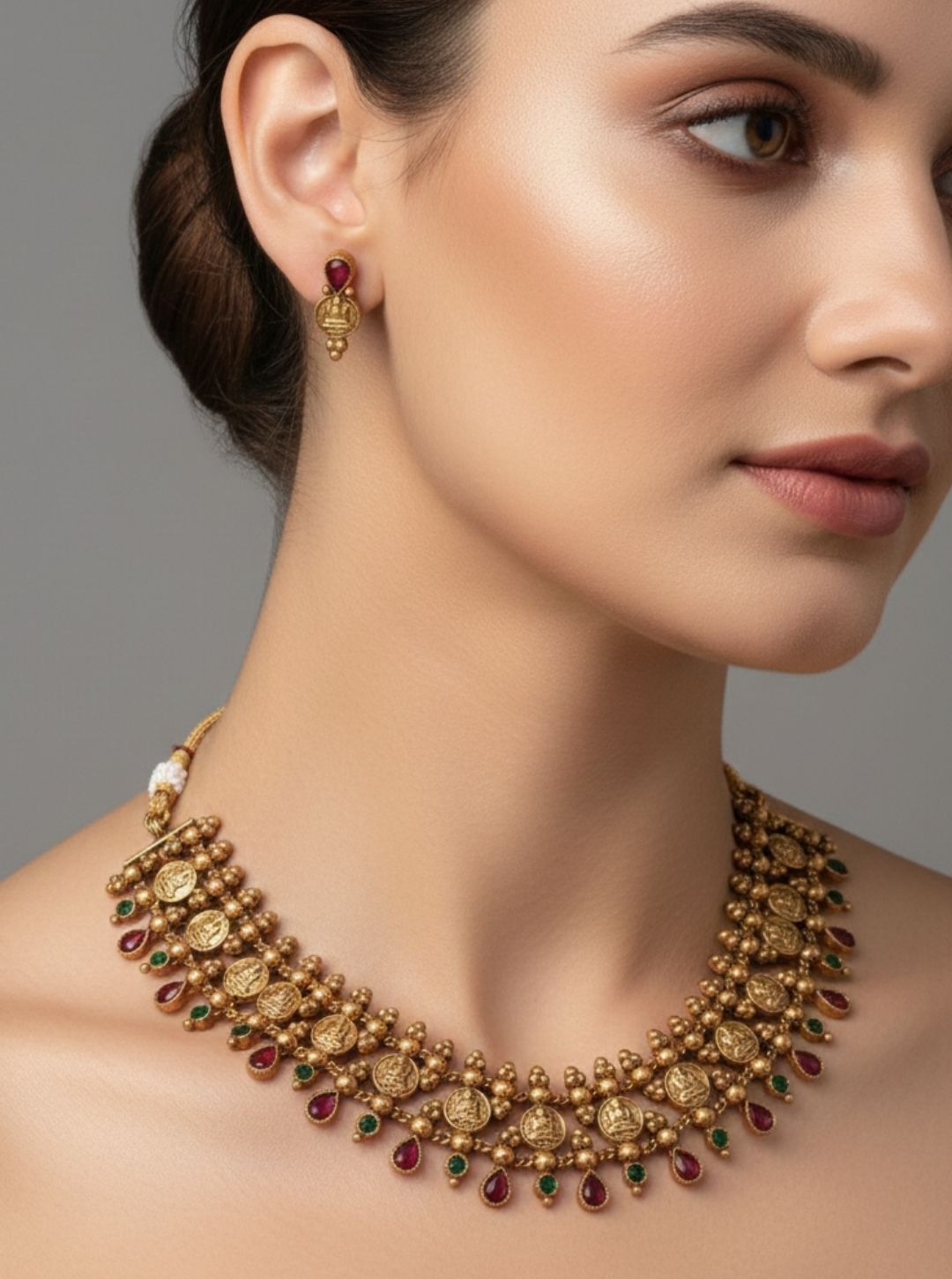 LAYERED KAASU NECKLACE