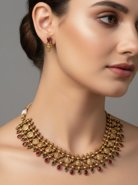 LAYERED KAASU NECKLACE