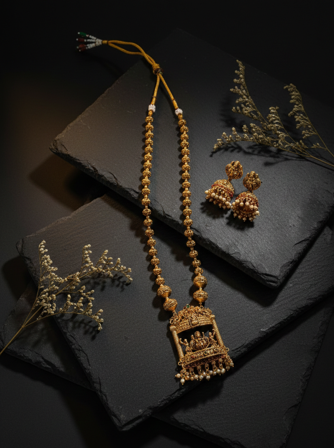 AVANTIKA TEMPLE PENDANT NECKLACE