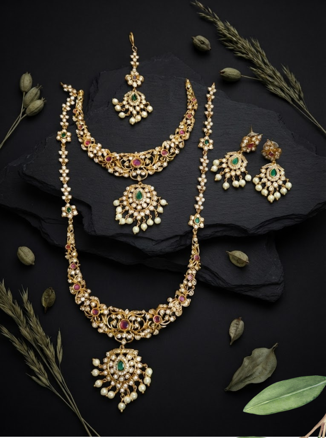 HEMASHRIYA COMBO NECKLACE
