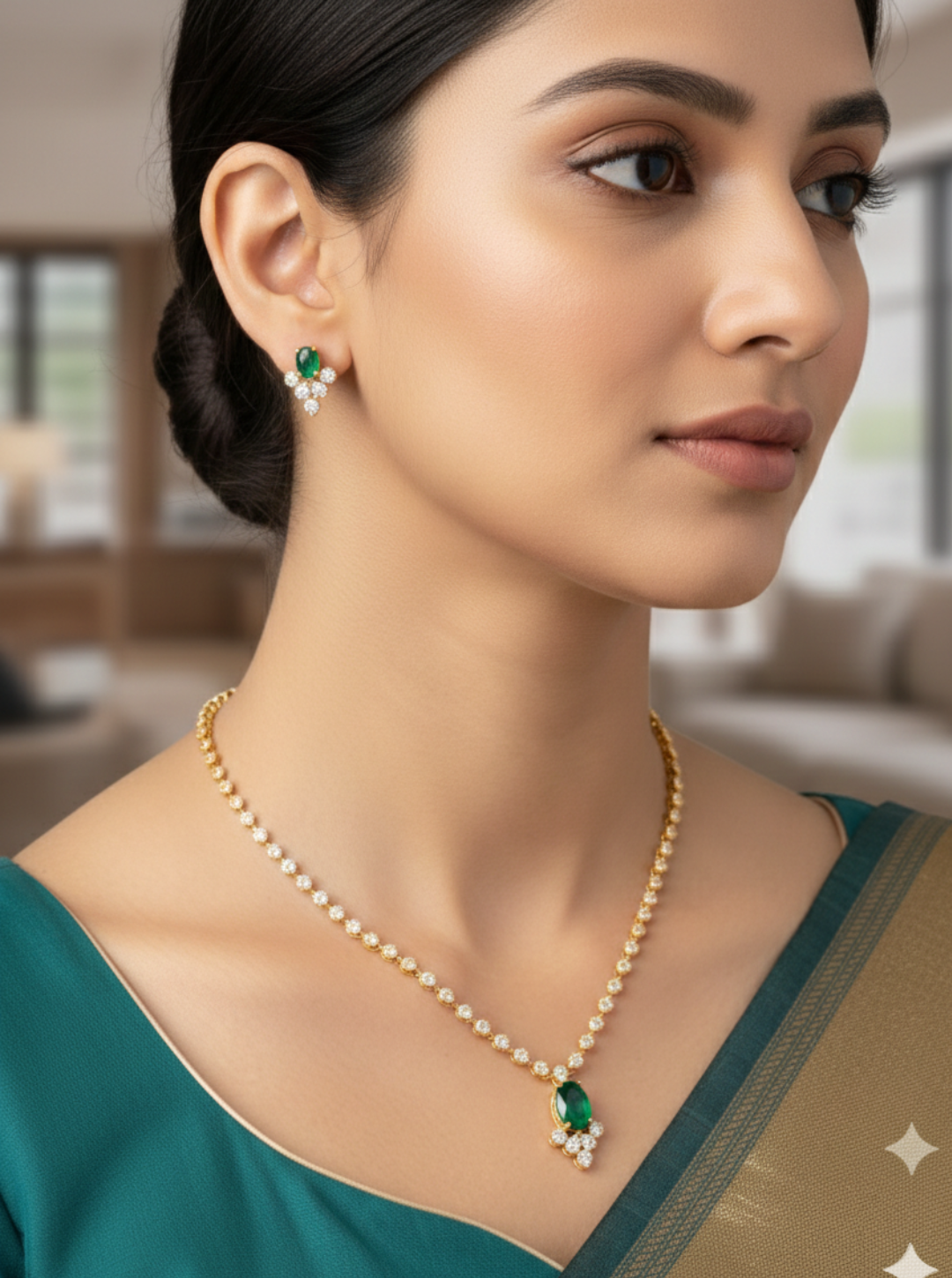 emerald necklace