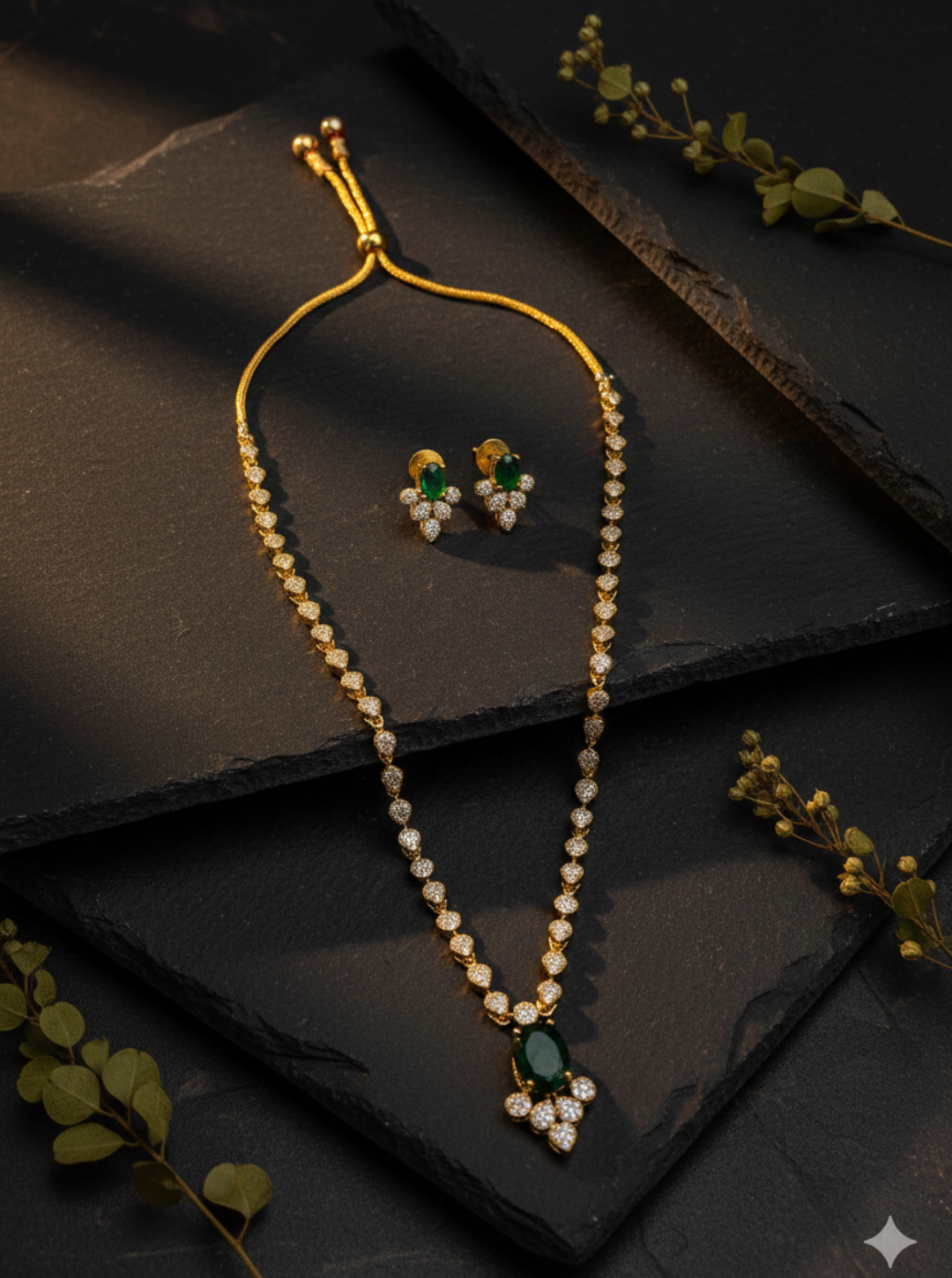 MEERA ROYALE STONE NECKLACE