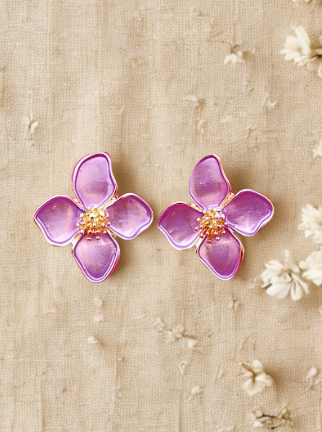 FLORAL STUD EARRINGS