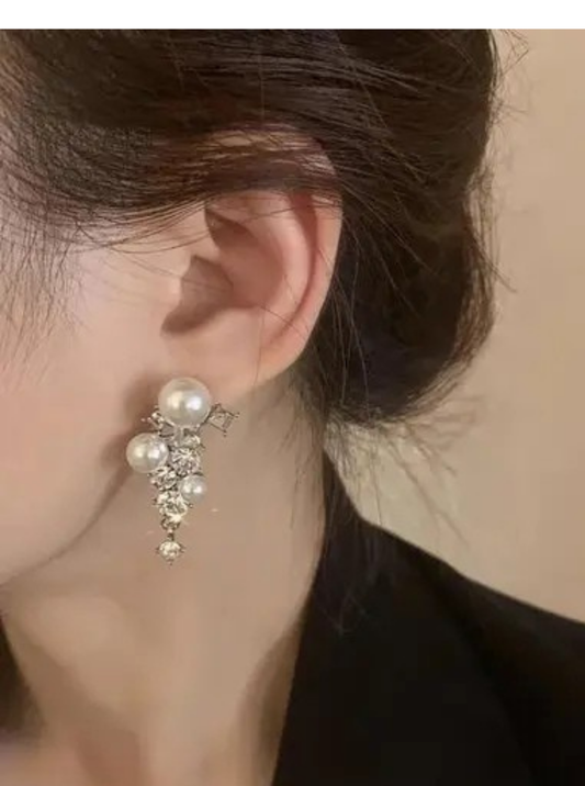 CELESTE PEARL-DROP EARRINGS