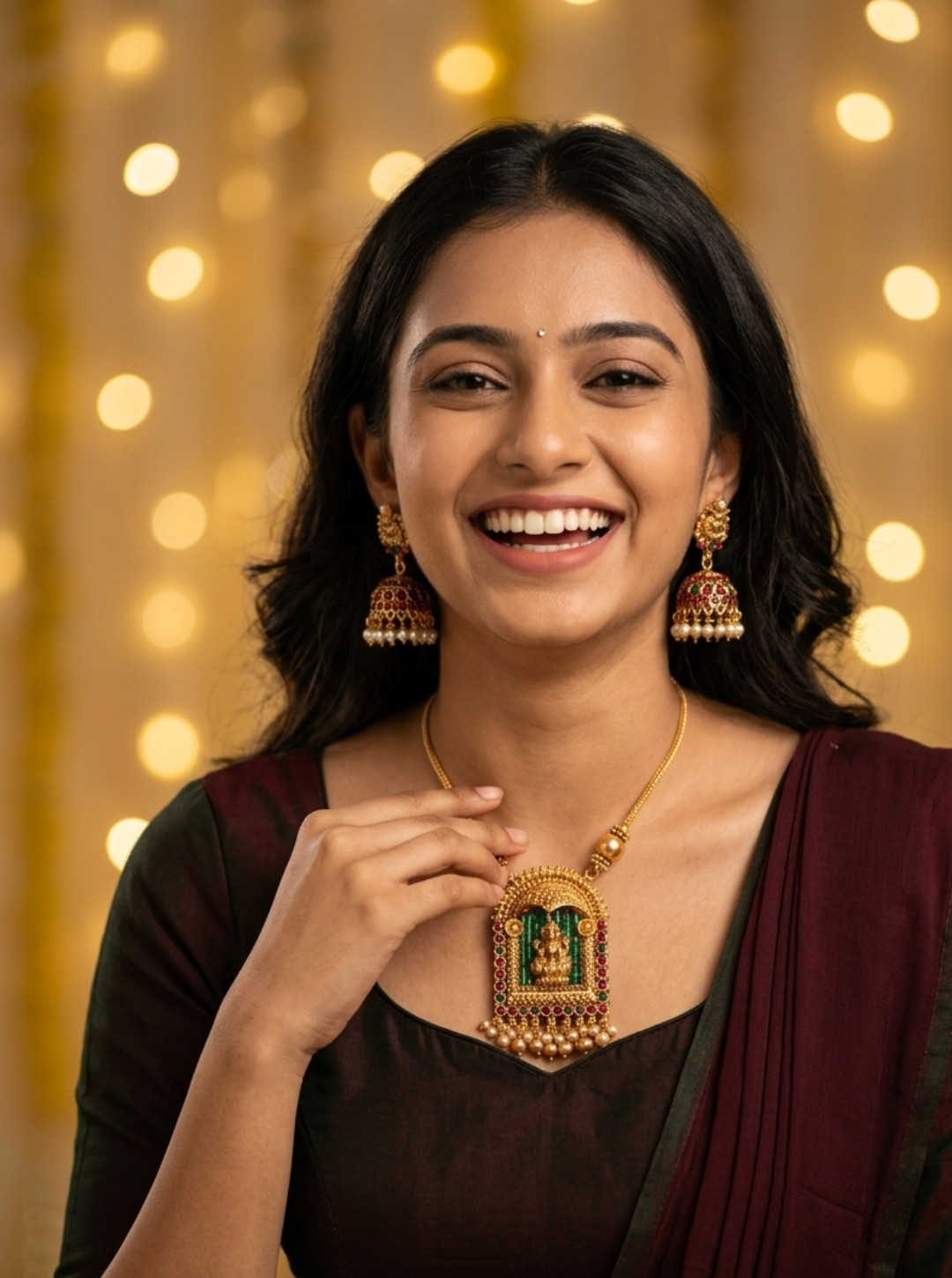 South Indian pendant jewellery