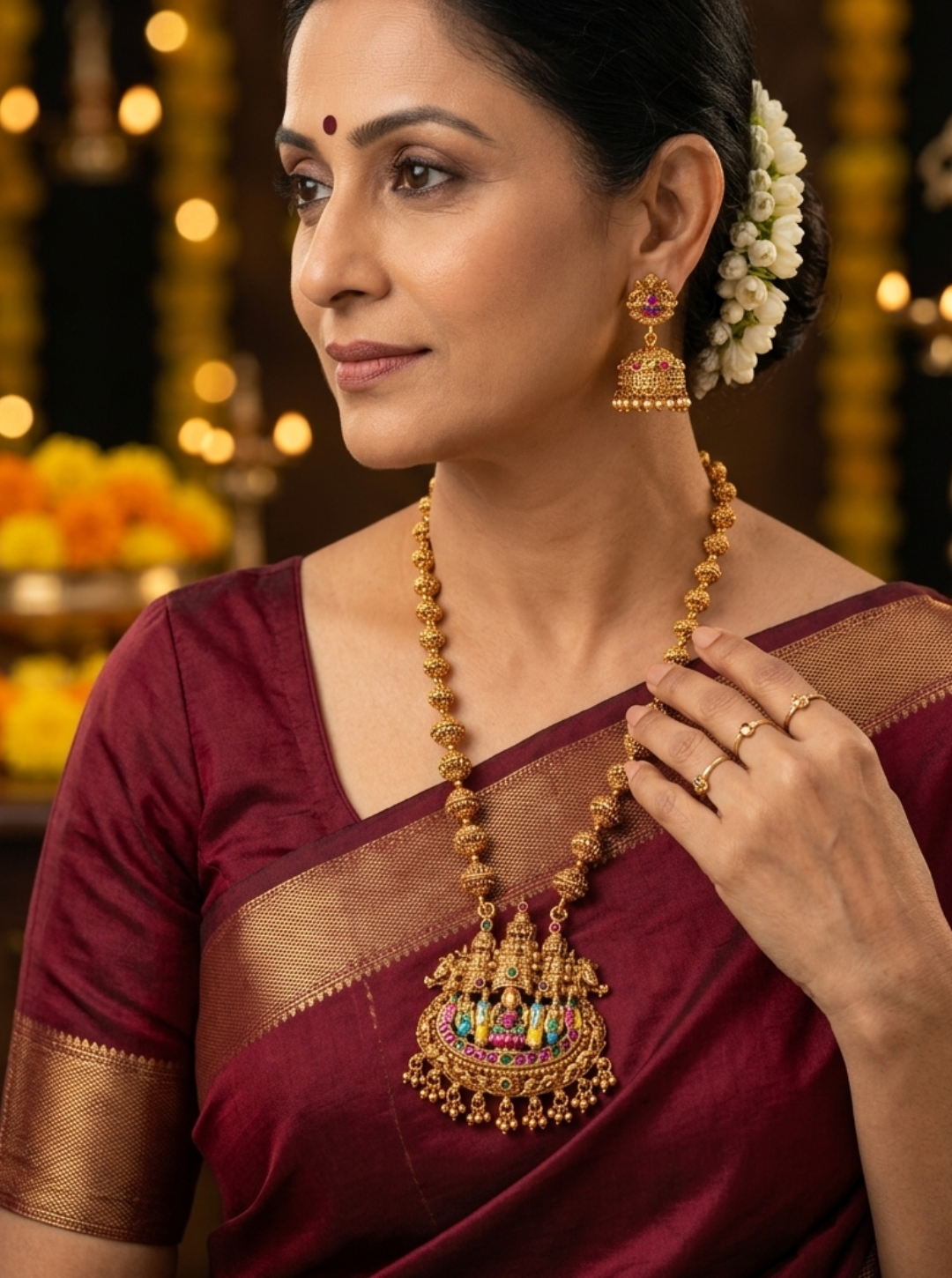 MADHURIMA TEMPLE NECKLACE