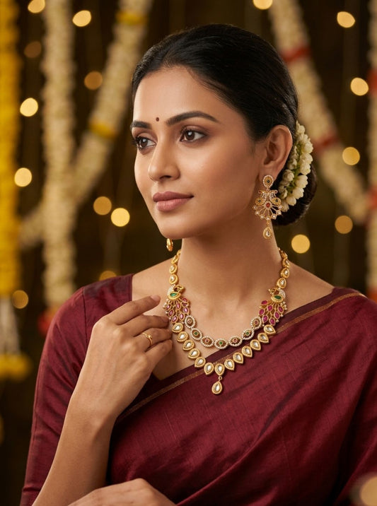 VAANIKA MAYURA NECKLACE