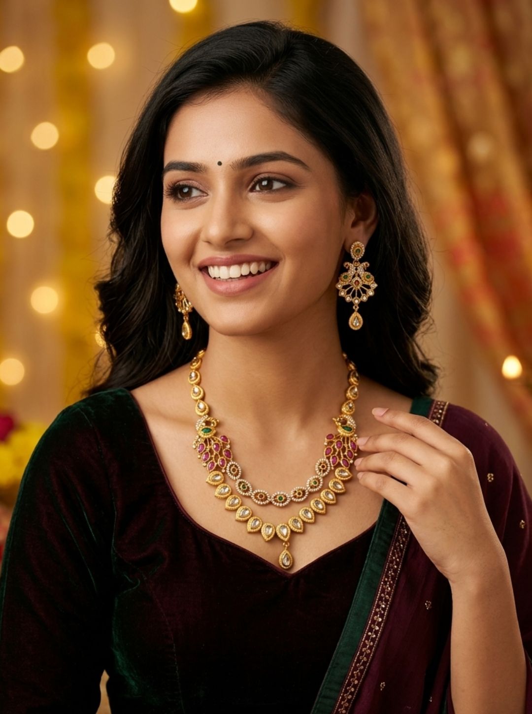 VAANIKA MAYURA NECKLACE