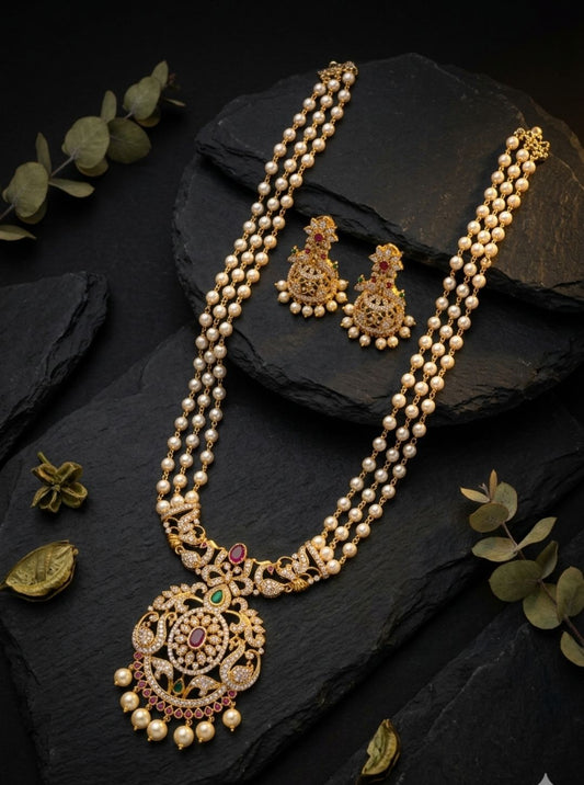 Pearl layered haram set