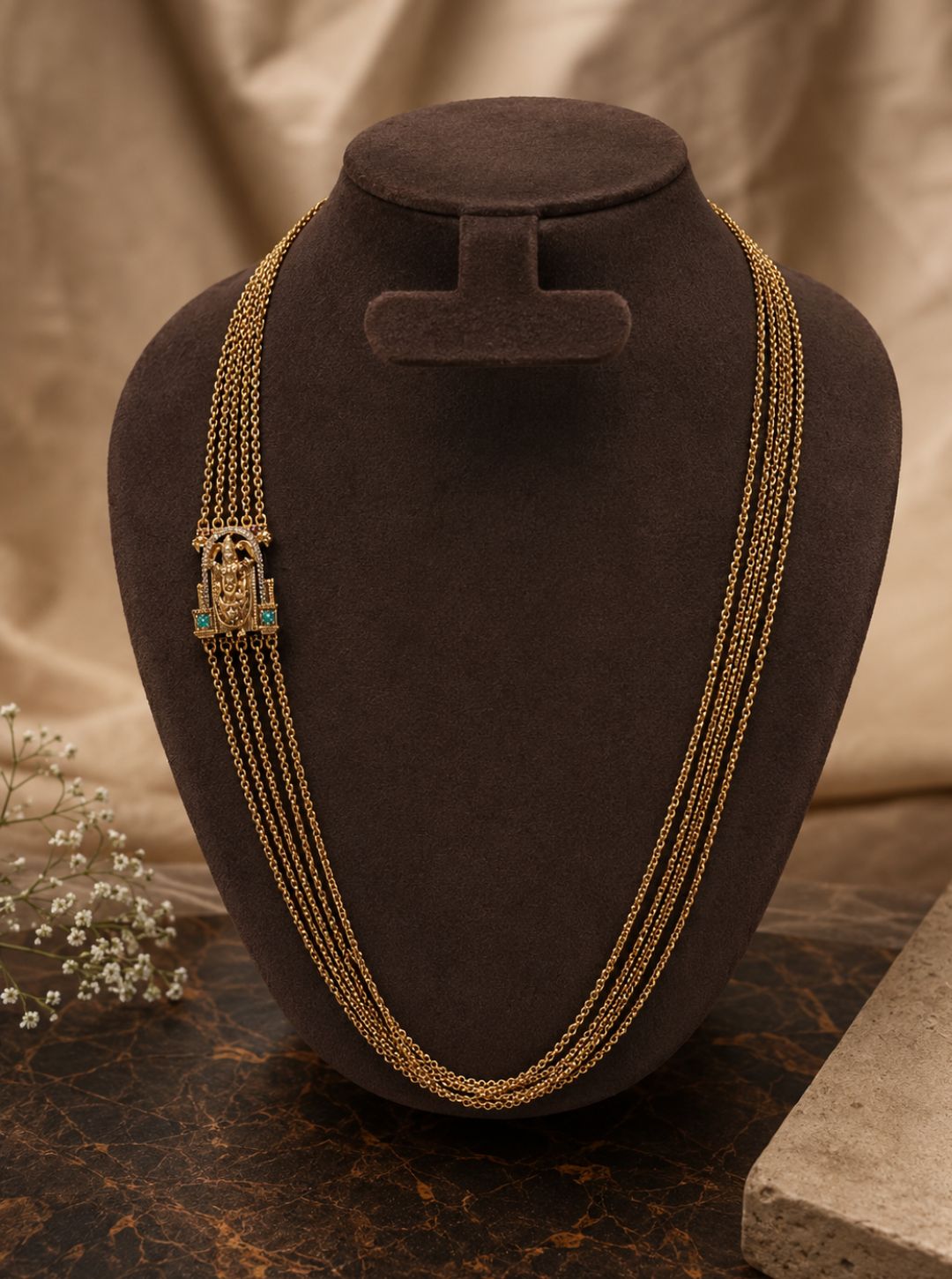 MEHAR TEMPLE CASCADE NECKLACE