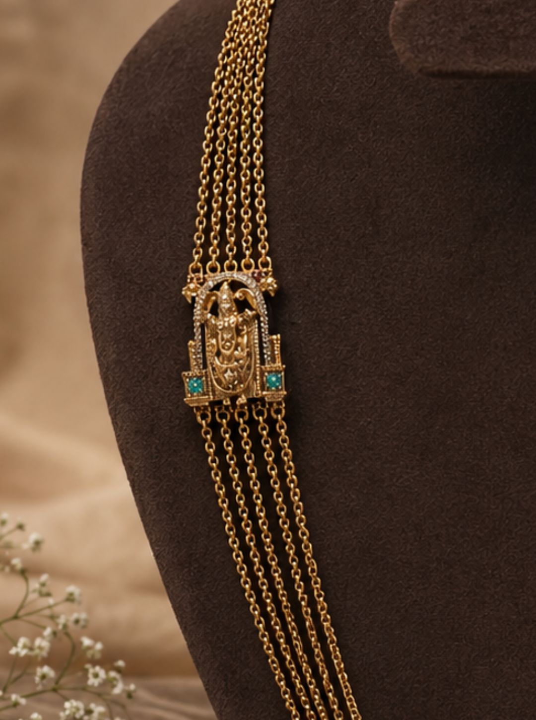 MEHAR TEMPLE CASCADE NECKLACE